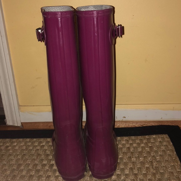 Women’s Hunter Rain boots 8/9 W - Picture 4 of 7